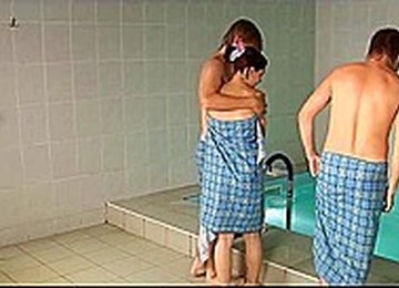 Russisches Mädchen gefickt, Sauna Sex