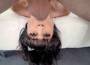 Bright-eyed Beauty Judy Jolie Knows How To Mouth A Dick, POV Style