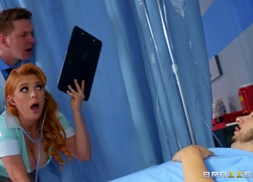 Carroty Nurse Penny Pax Gets Mammoth Dick Of Her Colleague Markus