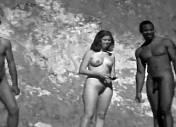 Nudistischer Sex, Vintage-Porno